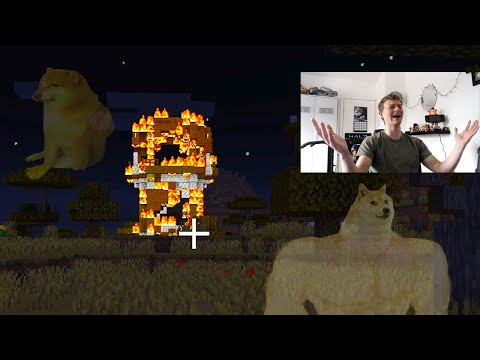 Insane Raid on Pillager Tower in Minecraft Hardcore!