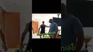 balestrin e Cariani usando lenço umedecido!🤣