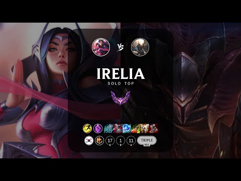 Irelia Top vs Pantheon - KR Master Patch 13.6