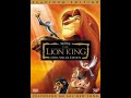 Opening To The Lion King 2003 DVD