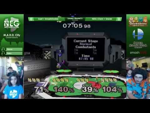 MADD City Greensboro Doubles L3 - Saef + SmashDaddy vs NEG | Clem + Sneak