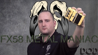 Video thumbnail for DOD FX58 Metal Maniac by Cryptic Mask Guitar