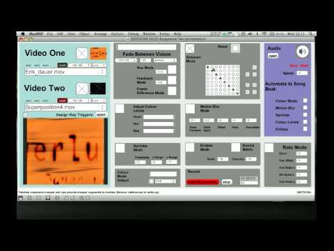 Tutorial Video for VJ software created in Max/MSP/Jitter.mov