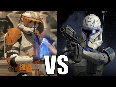 Commander Cody vs Captain Rex