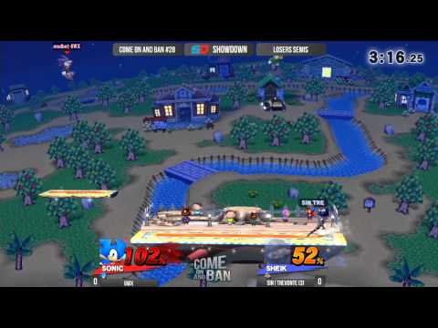 Come on and Ban #28 - Losers Quarters: 6WX (Sonic) vs SiN|Trevonte (Sheik)