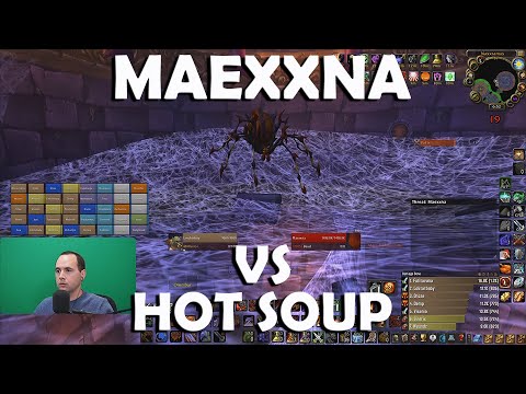 Maexxna Vs [HOT SOUP] | WoW Classic Naxxramas Boss Fight