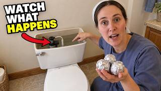 Put Aluminum Foil in Your Toilet and Watch What Happens! (6 Surprising Uses)