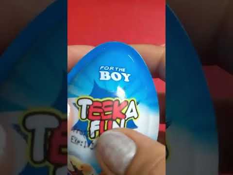 satisfying chocolate egg teeka fun ASMR #shorts