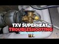 TXV TROUBLE, ICE ON EVAPORATOR, HOW TO ADJUST THE TXV? - leckyjake TXV TROUBLE, ICE ON EVAPORATOR, HOW TO ADJUST THE TXV?