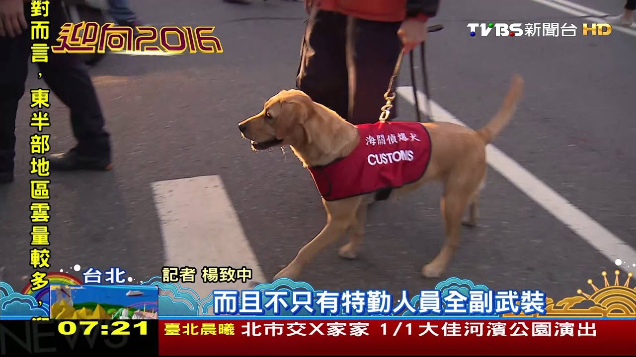 反恐偵蒐特勤穿梭人群! 2100警跨年維安