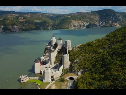 DJI Mavic Air 2: Golubac Fortress on River Danube - Serbia