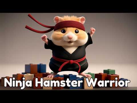 Ninja Hamster Warrior 🐹 🥷 Das coolste Tierlied! 🎶  Kinderlied deutsch voller Action & Spaß!