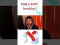 Milk is NOT healthy! #hamza #estrogen #milk
