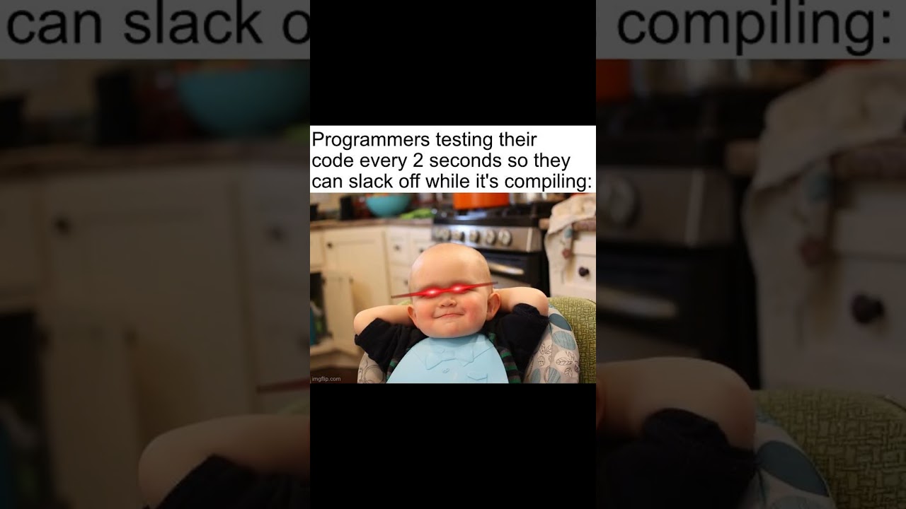 Programmers slacking off #programmerhumor #shorts #short