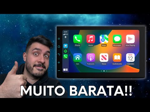 A MELHOR MULTIMIDIA CUSTO BENEFÍCIO!! Muito boa e BARATA! Com CarPlay e Android Auto!