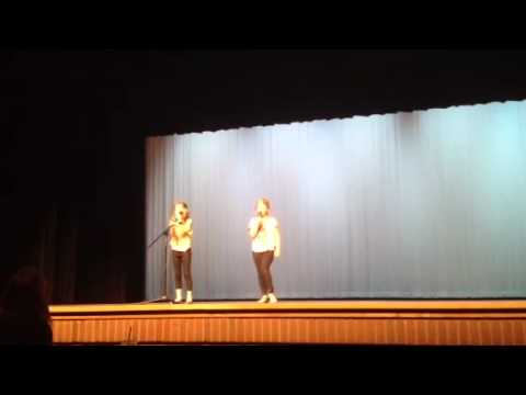 Peyton and Kendall singing Rolling in the Deep