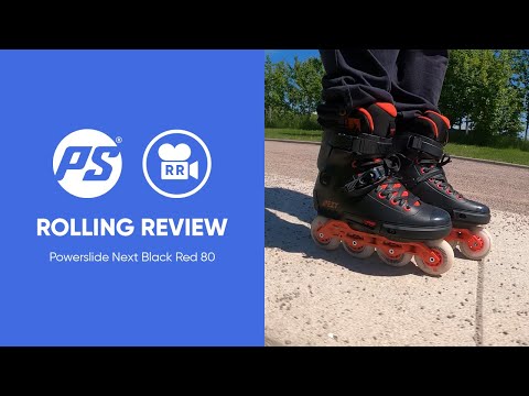 Powerslide Next Black Red 80 - Rolling Review