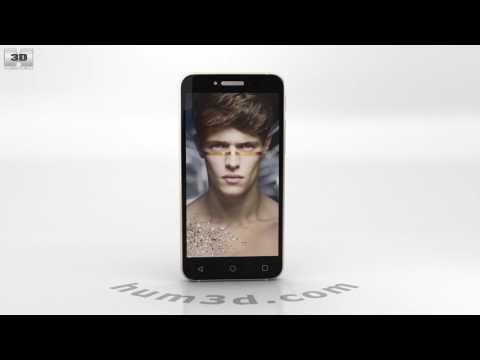 Alcatel Shine Lite Satin Gold 3D model by 3DModels.org