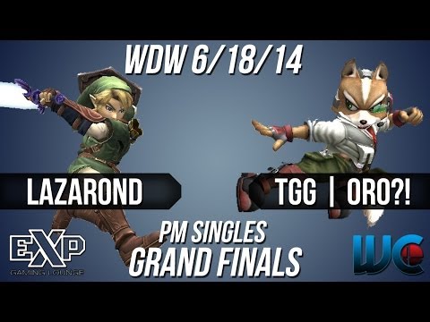WDW 6/18/14 - Lazarond (Link) vs. Oro?! (Marth/Link/Fox) PM Grand Finals