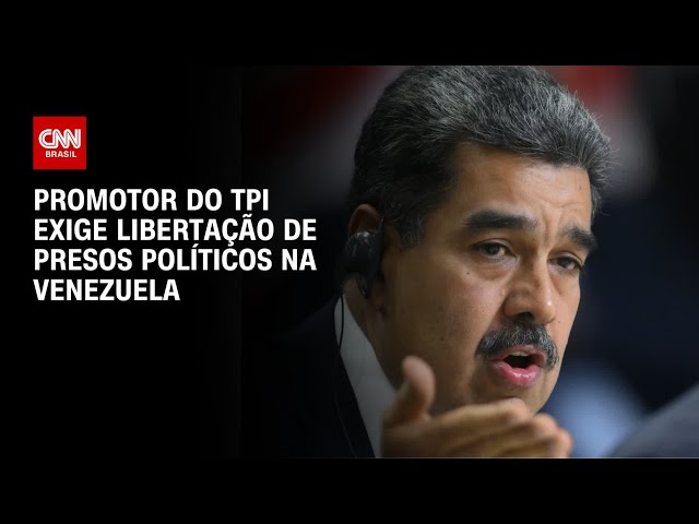 Promotor do TPI exige libertação de presos políticos na Venezuela | BASTIDORES CNN