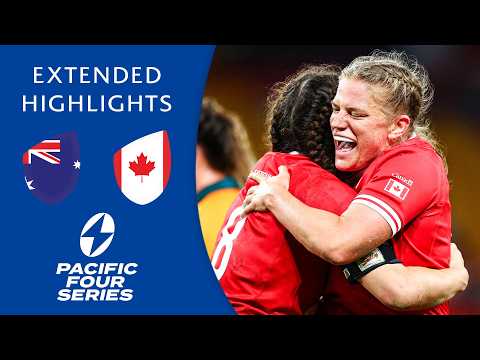 STATEMENT Victory 👏  | Australia v Canada | Pacific Four Series 2025 | Extended Highlights