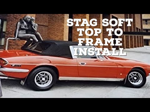 Triumph Stag soft top to frame install