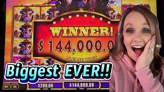 🎰EPIC JACKPOT: $144,000 Record-Breaking Win on Buffalo Ascension at Fontainebleau Casino Video Video