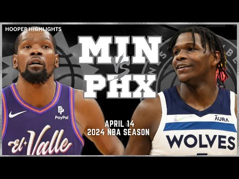 Minnesota Timberwolves vs Phoenix Suns Full Game Highlights | Apr 14 | 2024 NBA Season