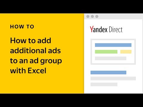 How to add additional ads to an ad group with Excel