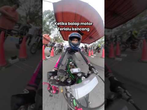 Terlalu kencang motornya #automobile #motoran #mamiresing #youtubeshorts