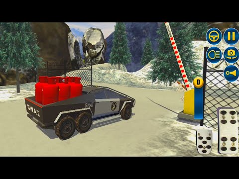 Offroad Pickup Truck Simulator Drive Game Free 3D - Tesla Cybertruck SUV Driving - Android GamePlay