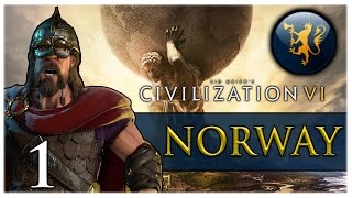 THE RISE OF HARALD HARDRADA! Civilization VI - NORWAY Gameplay #1