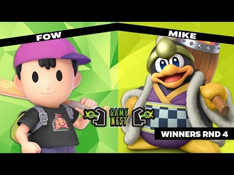 Game Nest Smash It Up: FOW (Ness) vs Mike (King Dedede) - Winners Round 4