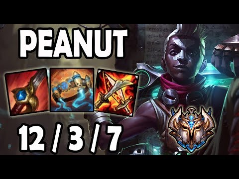Peanut Ekko vs Elise [ Jungle ] Lol Challenger Korea