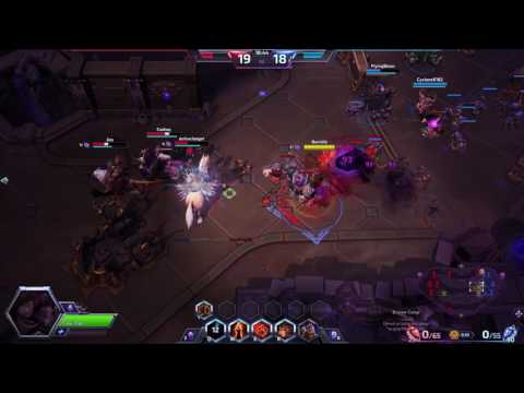 Heroes of the Storm - Cho'gall Upheaval + Shadow Bolt Volley Quad Kill