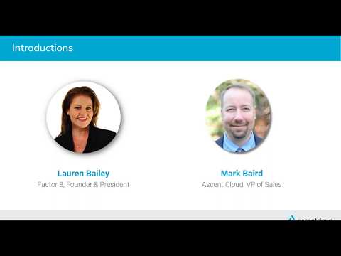 Virtual Selling Tips with Factor 8 – Webinar hosted by Ascent Cloud & LevelEleven