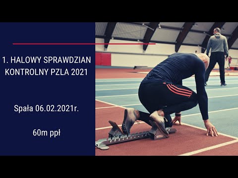 Zawody lekkoatletyczne - SPAŁA - 6.02.2021r. - 60m ppł