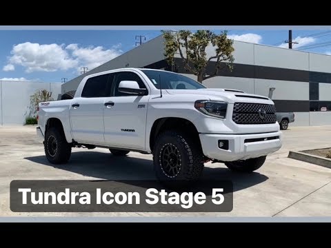 2019 Tundra Platinum Icon Stage 5 Lift & Body Mount Chop 35’s