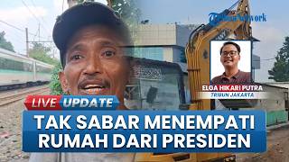 Sudah Didata, Warga Bantaran Rel Kawasan Senen Tak Sabar Tempati Hunian Buatan Presiden Prabowo