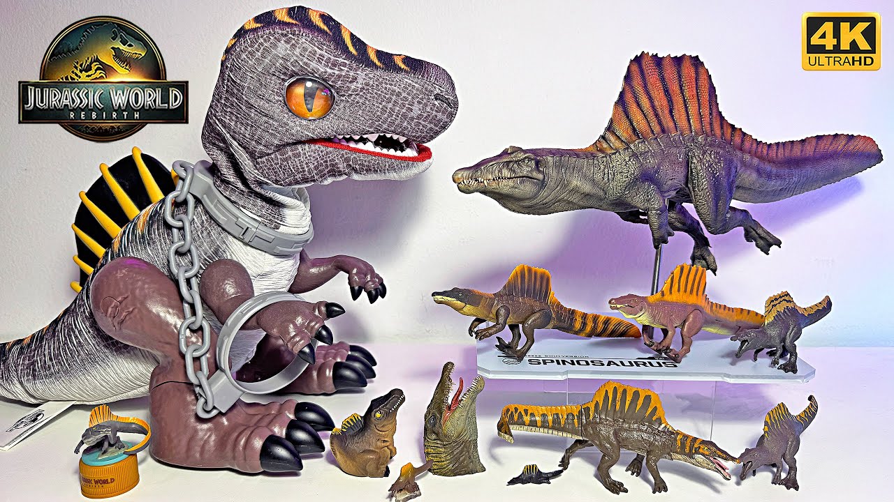 NEW Rebirth Spinosaurus! Jurassic World Rebirth Spinosaurus Dinosaurs Toys Collection!