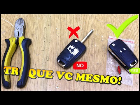 Como trocar a carcaça da chave canivete original Gm cruze, cobalt, onix, Sonic, s10, spin