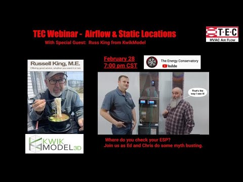 TEC Webinar Series Ep. 2 - Airflow & Static Pressure Testing