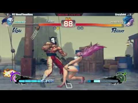 Next Level Battle Circuit 128 - USF4 - Losers Final - PIE Zeus (Claw) vs CrazySalvi (Poison)