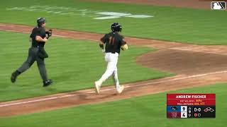 Andrew Fischer's first High-A homer