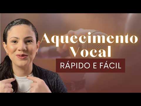 Faça esse AQUECIMENTO VOCAL e prepare a sua voz para CANTAR BEM