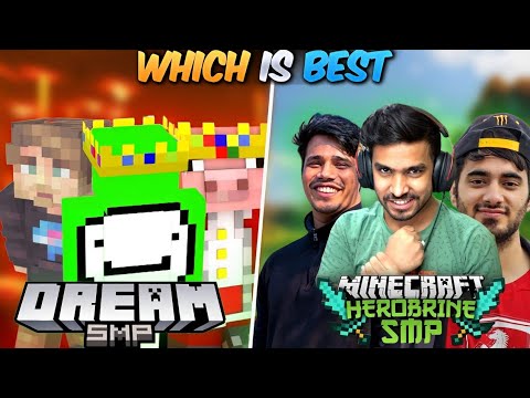 Dream SMP VS Herobrine SMP ll Which is Best ll