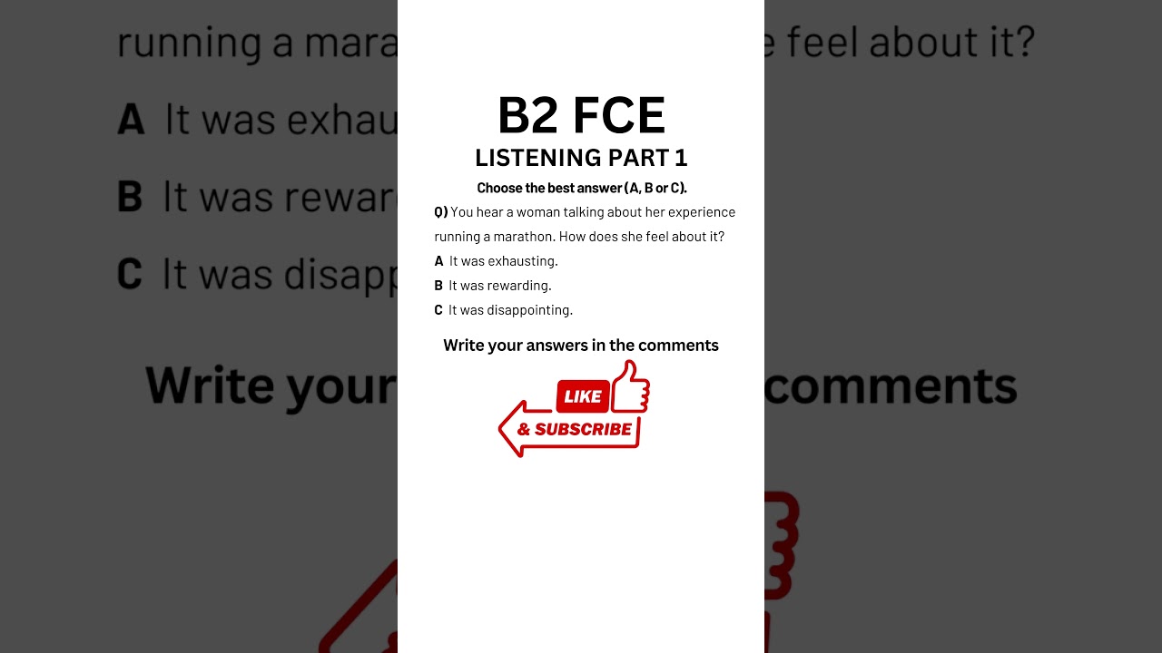 B2 First (FCE) Listening Practice Test 2024 - Part 1 #b2firstlisteningtests #learningenglish #fce