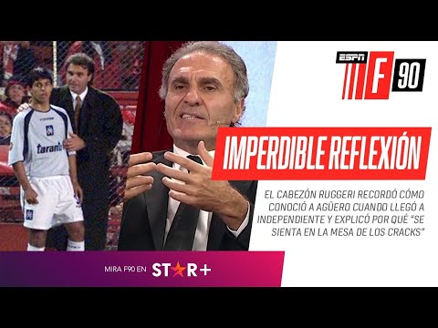 "ERA UN CRACK DE VERDAD": Oscar #Ruggeri dejó una IMPERDIBLE REFLEXIÓN sobre el Kun #Agüero