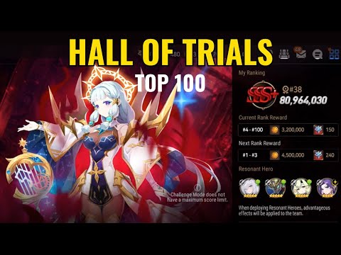 Hall of Trials Top 100 Astromancer Elena (8/1/2026 - 29/1/2026) | Epic Seven