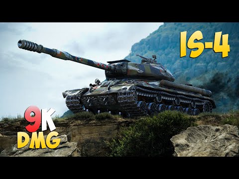 IS-4 - 5 Kills 9K DMG - Monster! - World Of Tanks